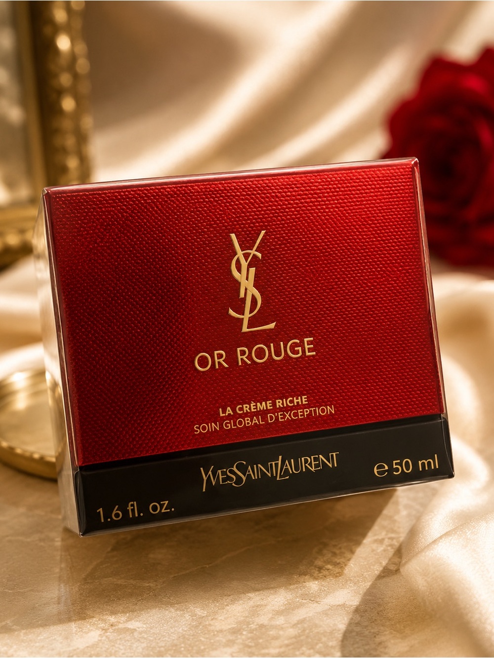 Yves Saint Laurent Or Rouge Red and Gold Skincare Cream